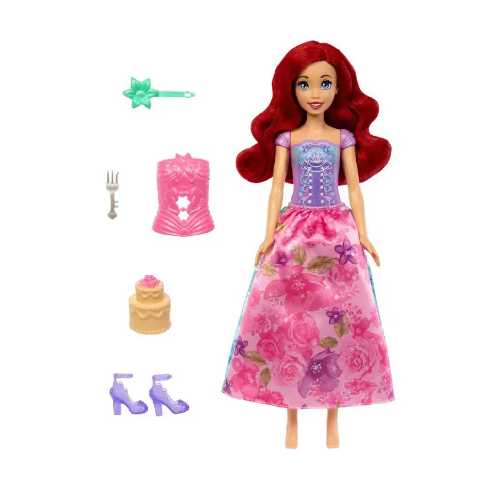 Muñeca Disney Princesa Ariel Spin Reveal3