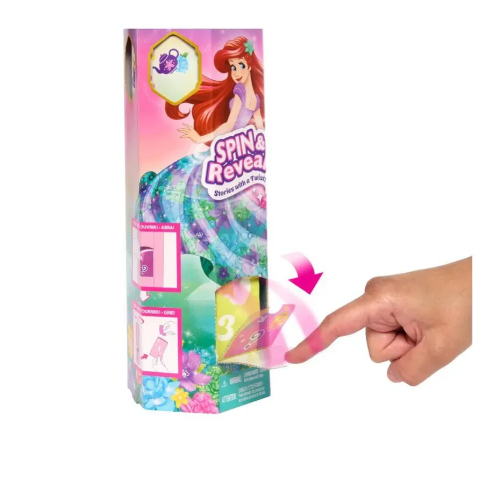 Muñeca Disney Princesa Ariel Spin Reveal5
