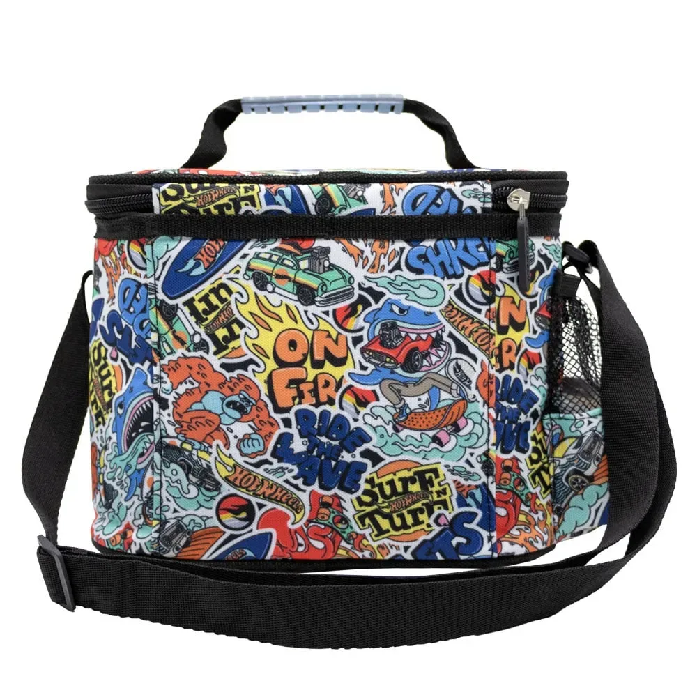 Set Mochila Lonchera Cartuchera Hot Wheels3