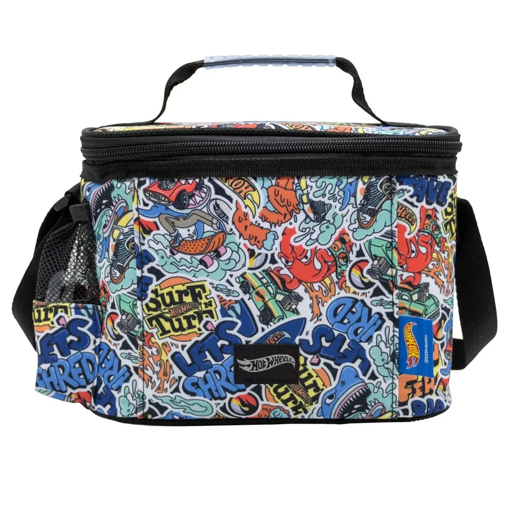 Set Mochila Lonchera Cartuchera Hot Wheels4