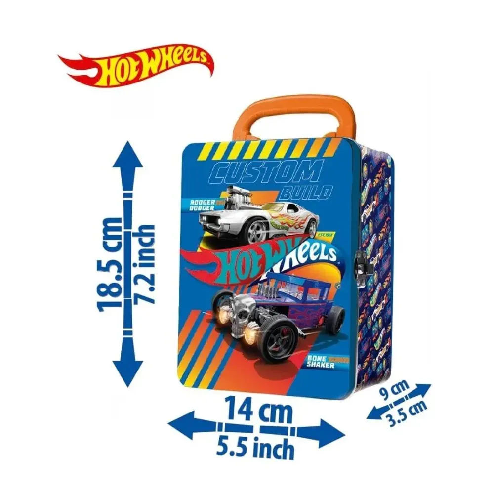 Hot Wheels Estuche Metal Para 18 Autos Aleatorio2