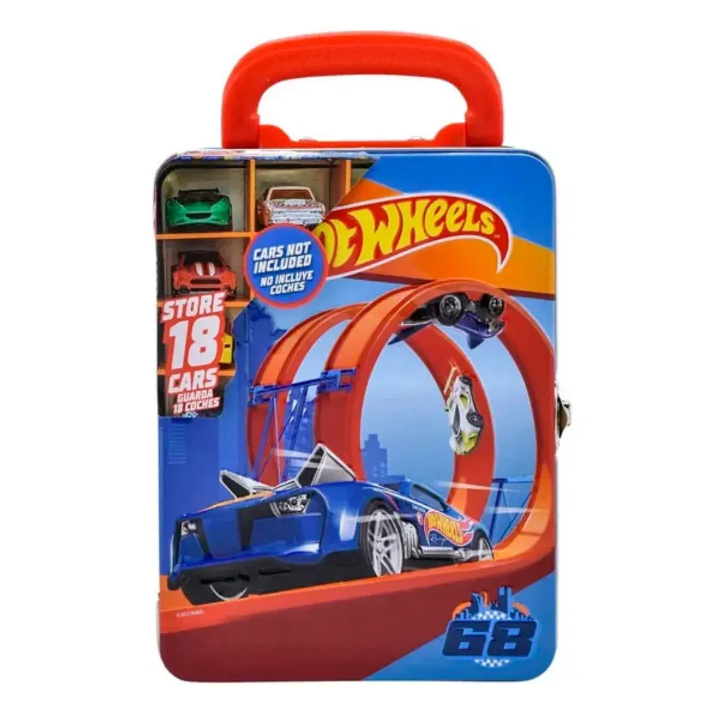 Hot Wheels Estuche Metal Para 18 Autos Aleatorio4