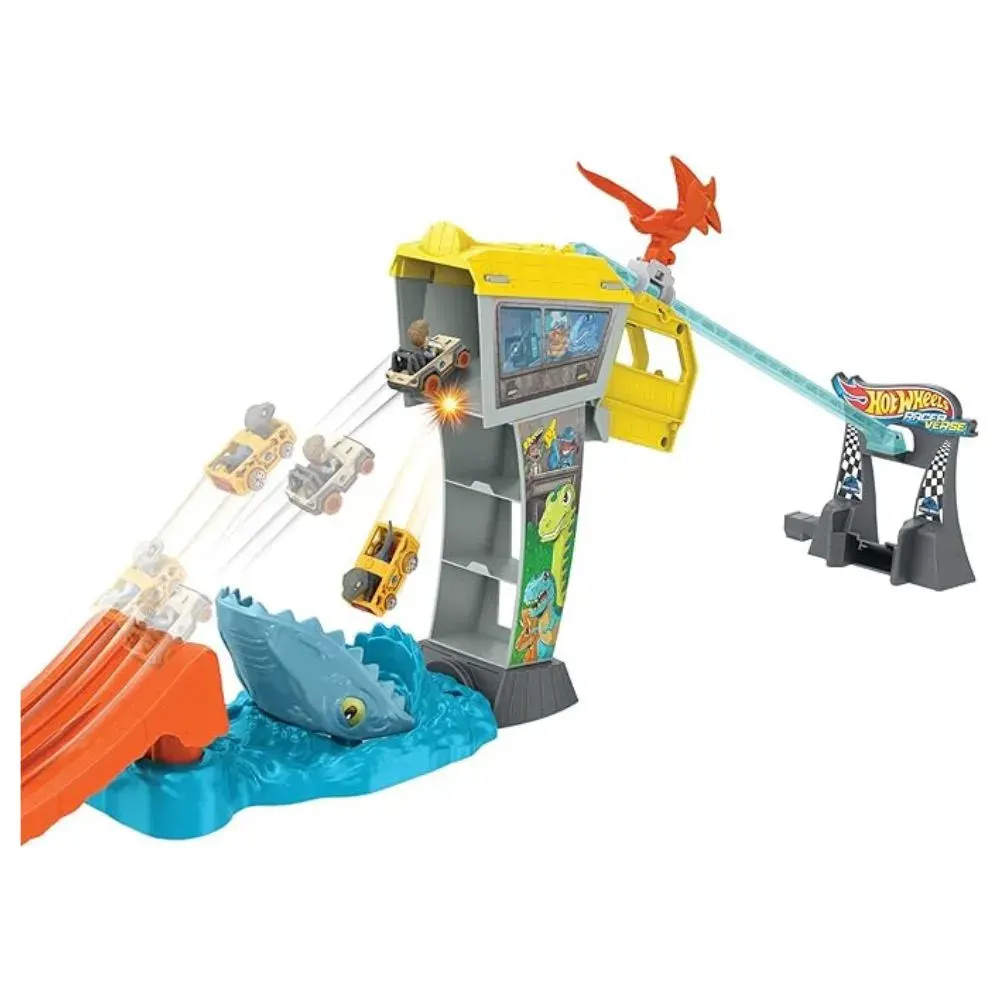 Hot Wheels RacerVerse Pista Jurassic World4