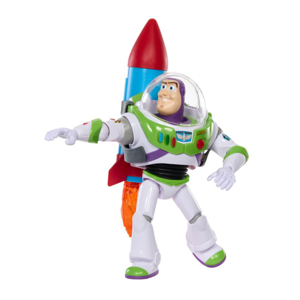 Figura Pixar Toy Story Buzz Con Cohete 12