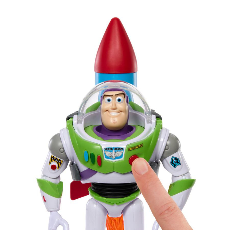 Figura Pixar Toy Story Buzz Con Cohete 12