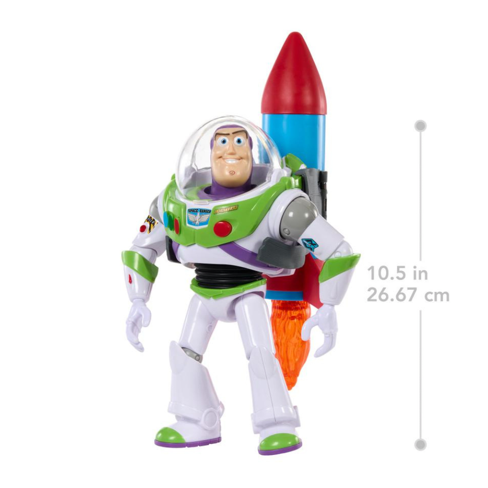 Figura Pixar Toy Story Buzz Con Cohete 12