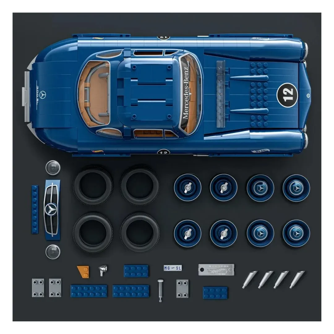 Hot Wheels Mega Premium Mercedes Benz 300 sl4