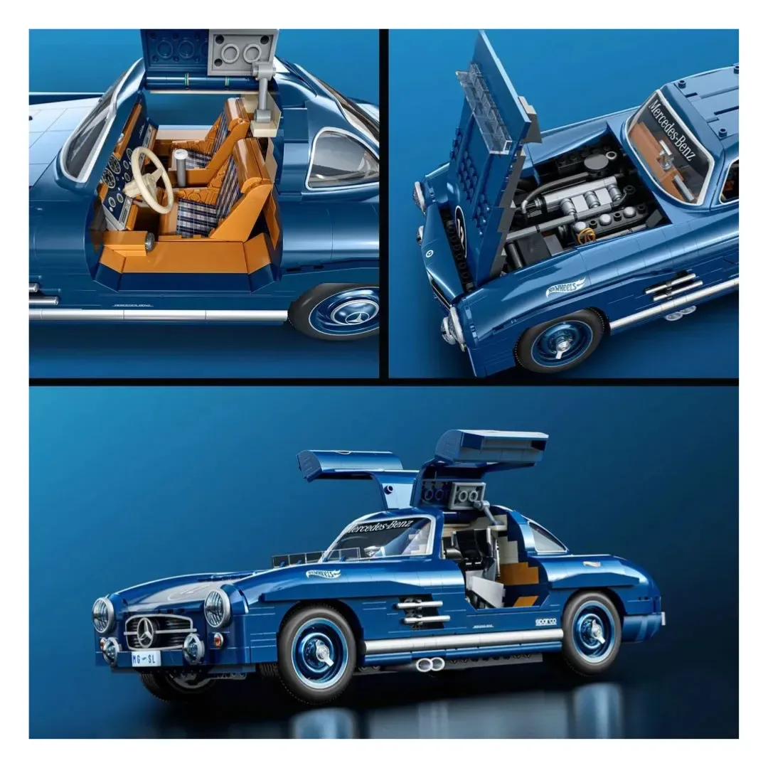 Hot Wheels Mega Premium Mercedes Benz 300 sl5