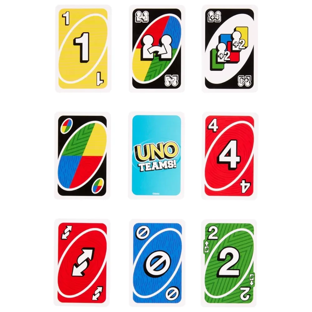 Mattel Games Cartas Uno Teams4