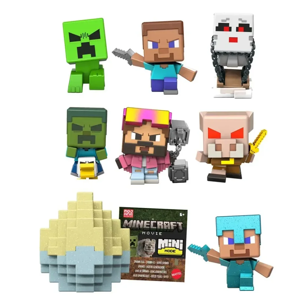 Minecraft Vanilla Figura de Acción Mini Huevo Enderman x1UND2