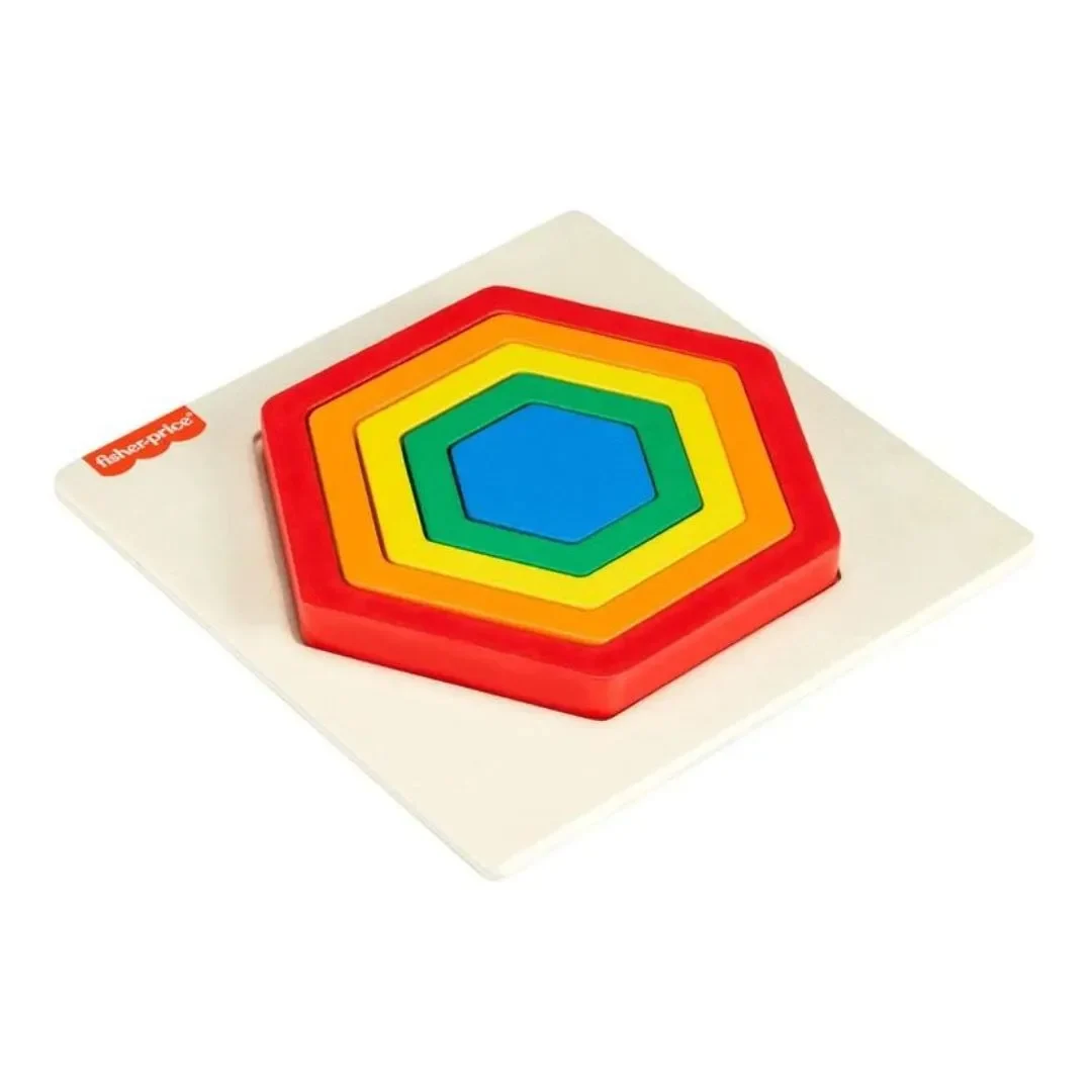 Rompecabezas de Madera Educativo 3D Arcoíris de Fisher-Price - 5 piezas Surtido5