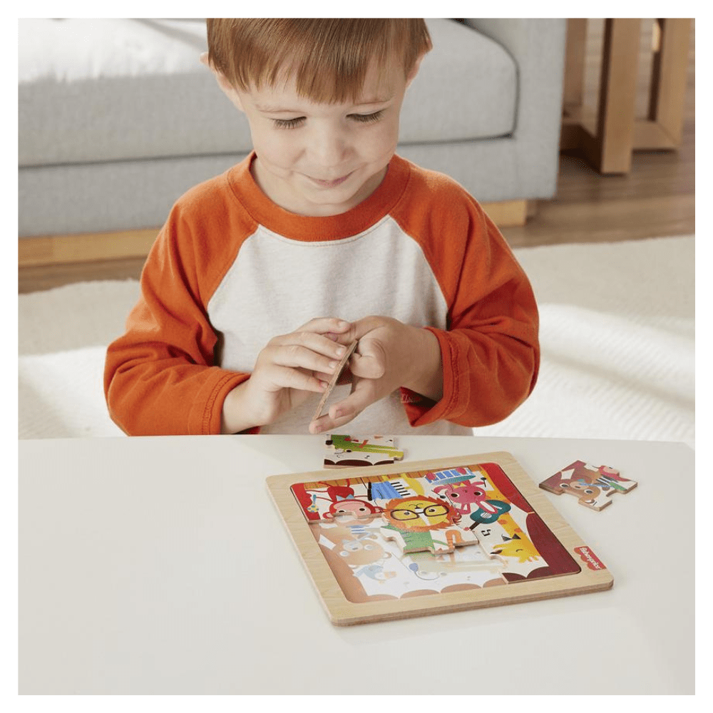 Fisher-Price Juguete Mis Primeros Rompecabezas De Madera HXV156