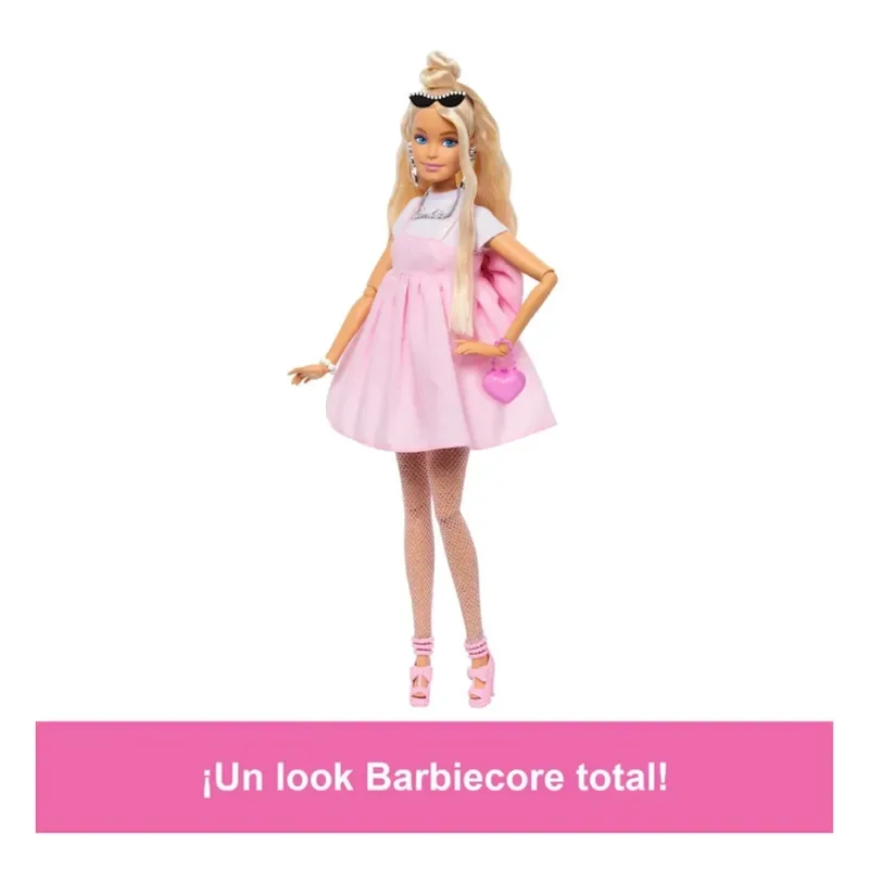 Muñeca Barbie Deluxe Vestido Rosa3