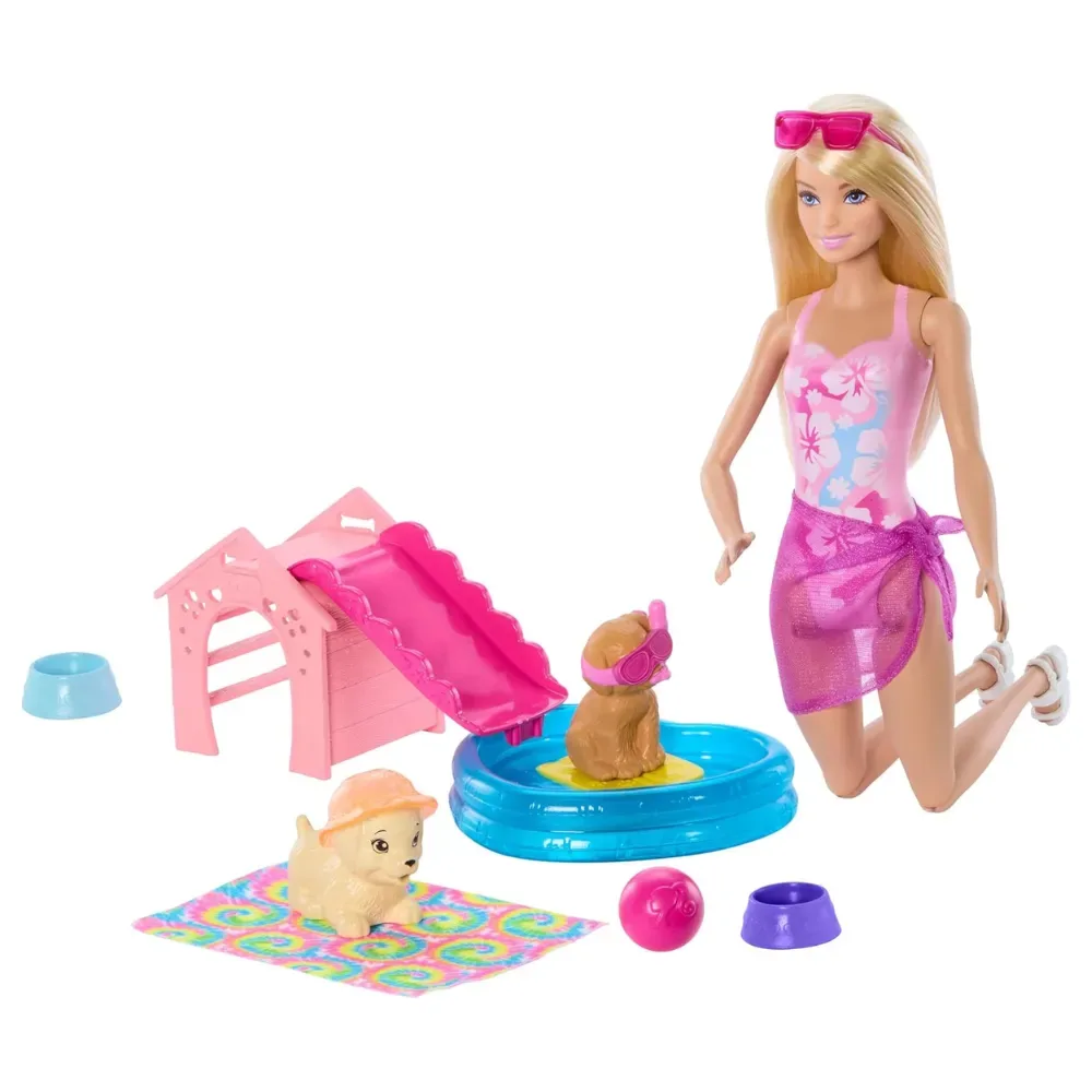 Barbie Fiesta De Cachorros En La Piscina2
