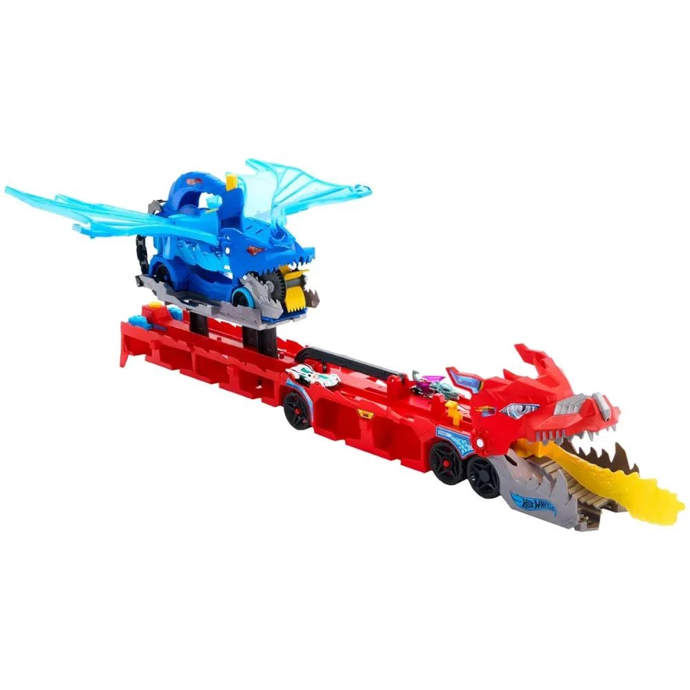 Hot Wheels Super Remolque Ultimate Dual Dragon Transporter3