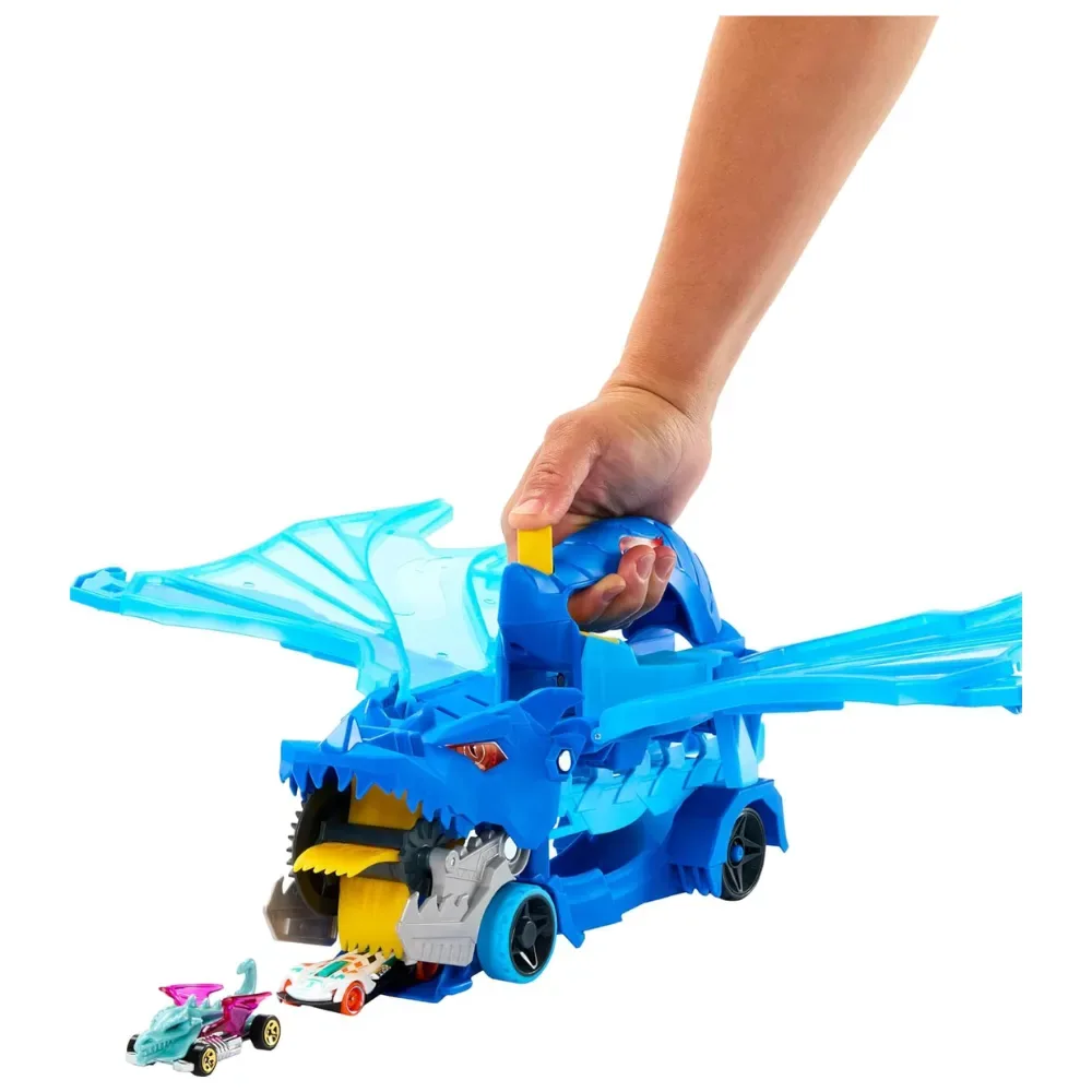 Hot Wheels Super Remolque Ultimate Dual Dragon Transporter5