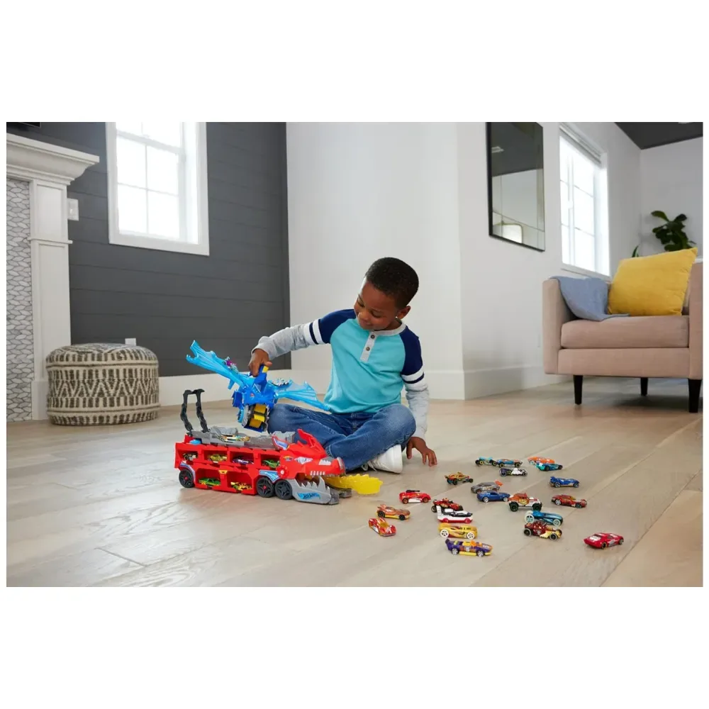 Hot Wheels Super Remolque Ultimate Dual Dragon Transporter6