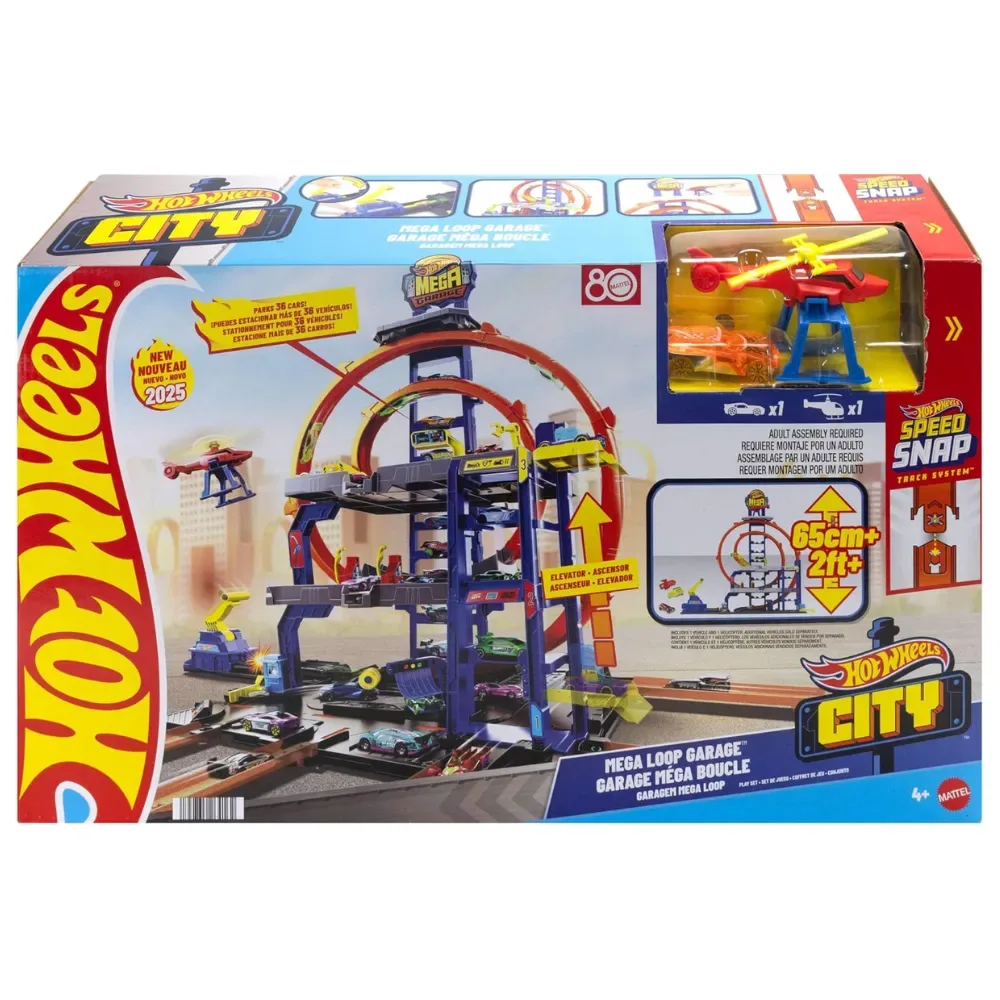 Hot Wheels Pista City Mega Garage con Megalooping2