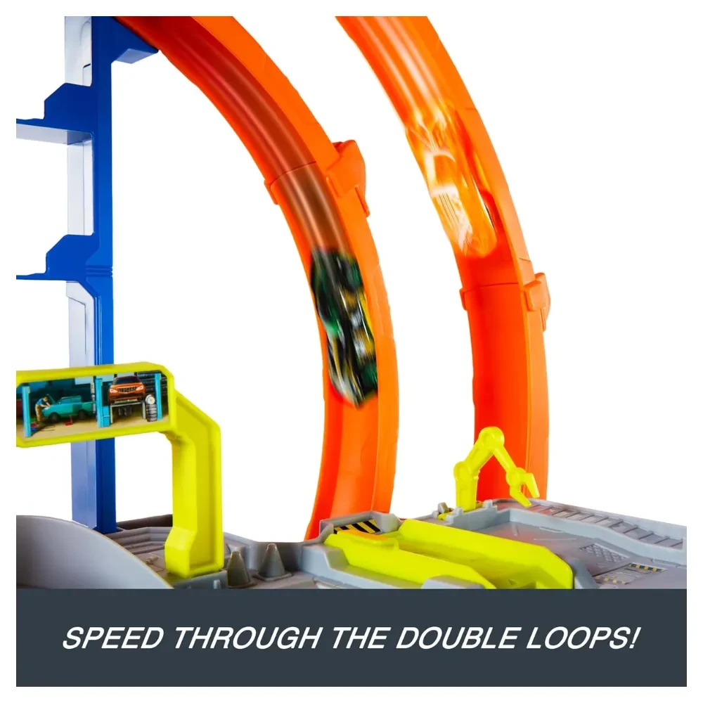 Hot Wheels Pista City Mega Garage con Megalooping3