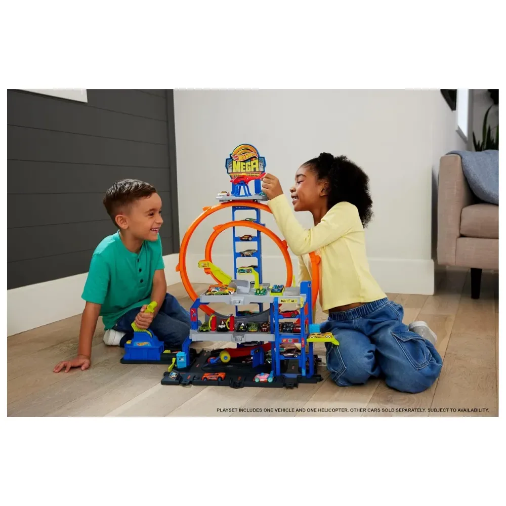 Hot Wheels Pista City Mega Garage con Megalooping5