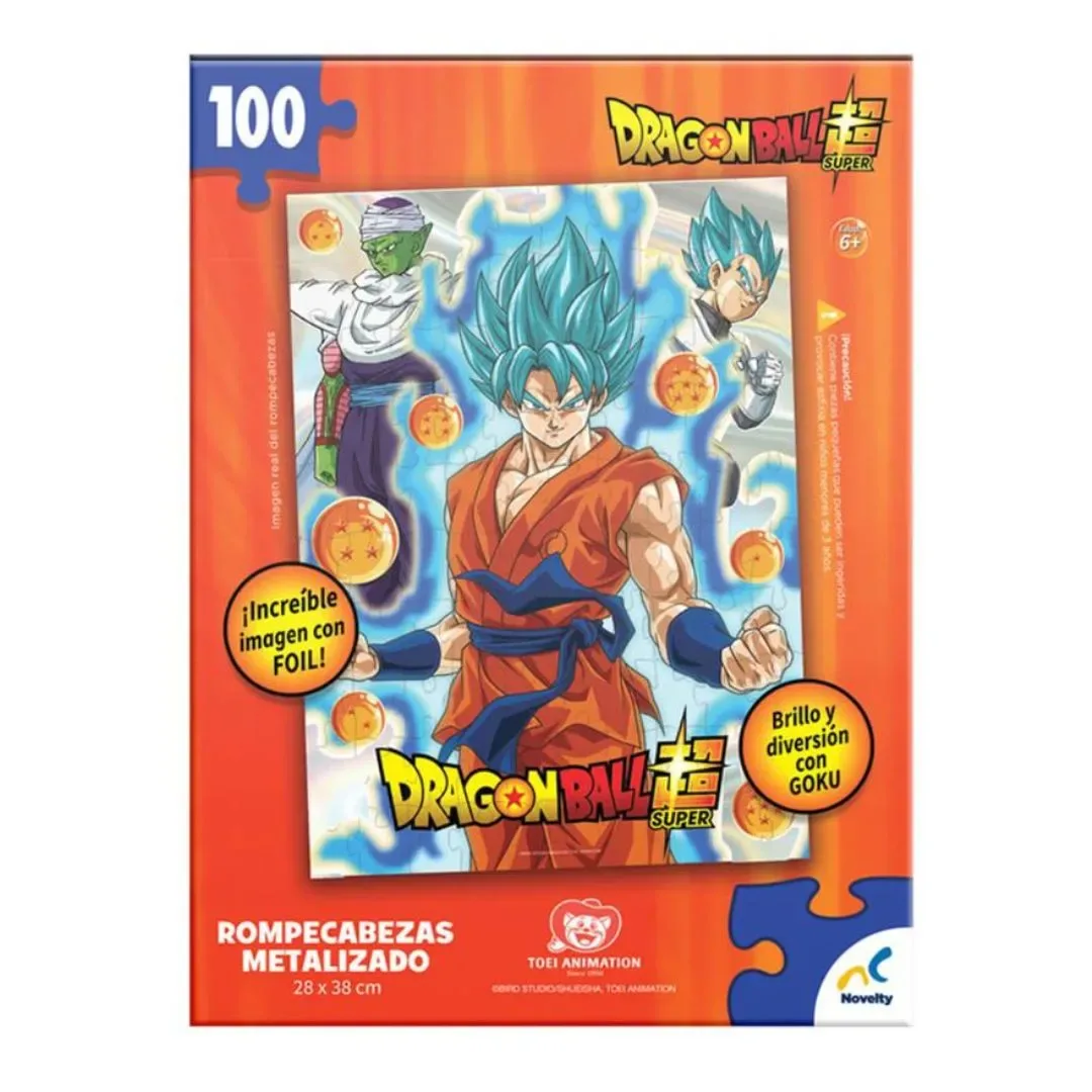 Rompecabezas Metalizado de Dragon Ball 100 pzas4