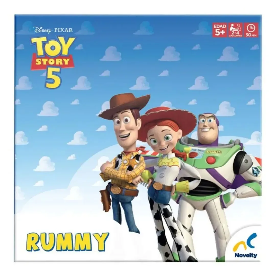 Juego de Mesa Rummy Toy Story 5 Disney Pixar Novelty3