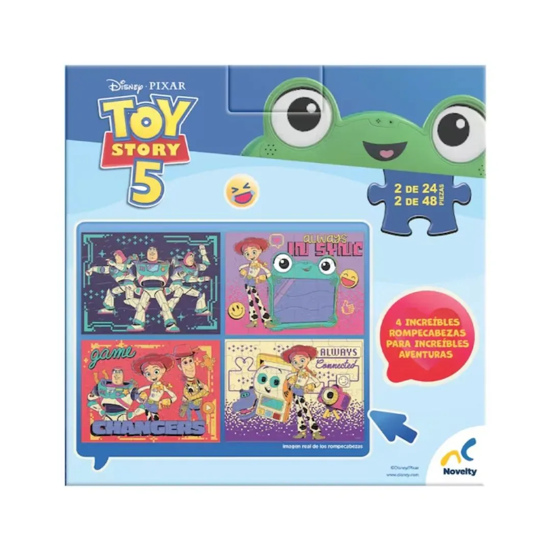 Rompecabezas Toy Story 5: 4 en 1, 24 y 48 Piezas4