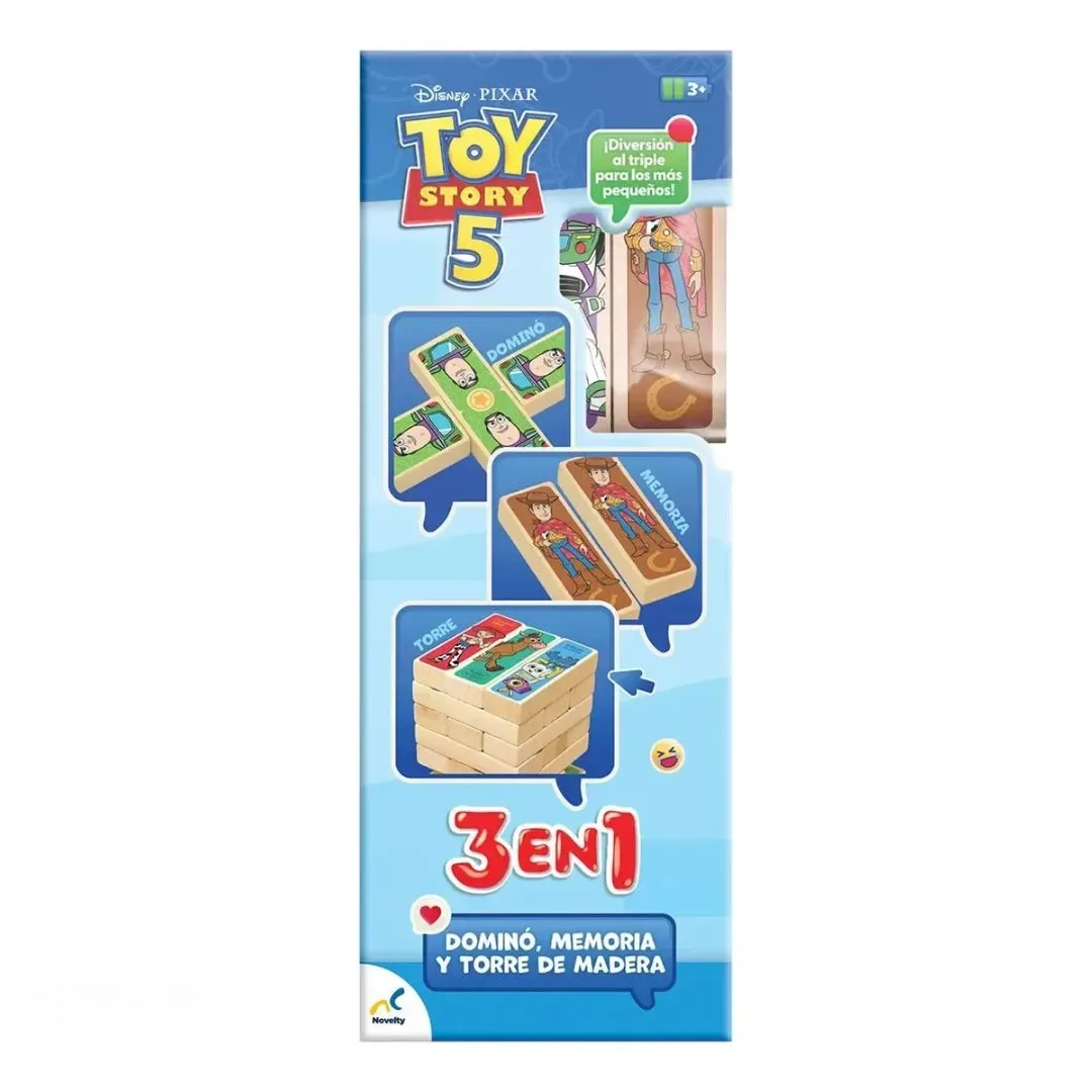 Juego de Mesa Toy Story 5 Torre de Madera 3 en 14
