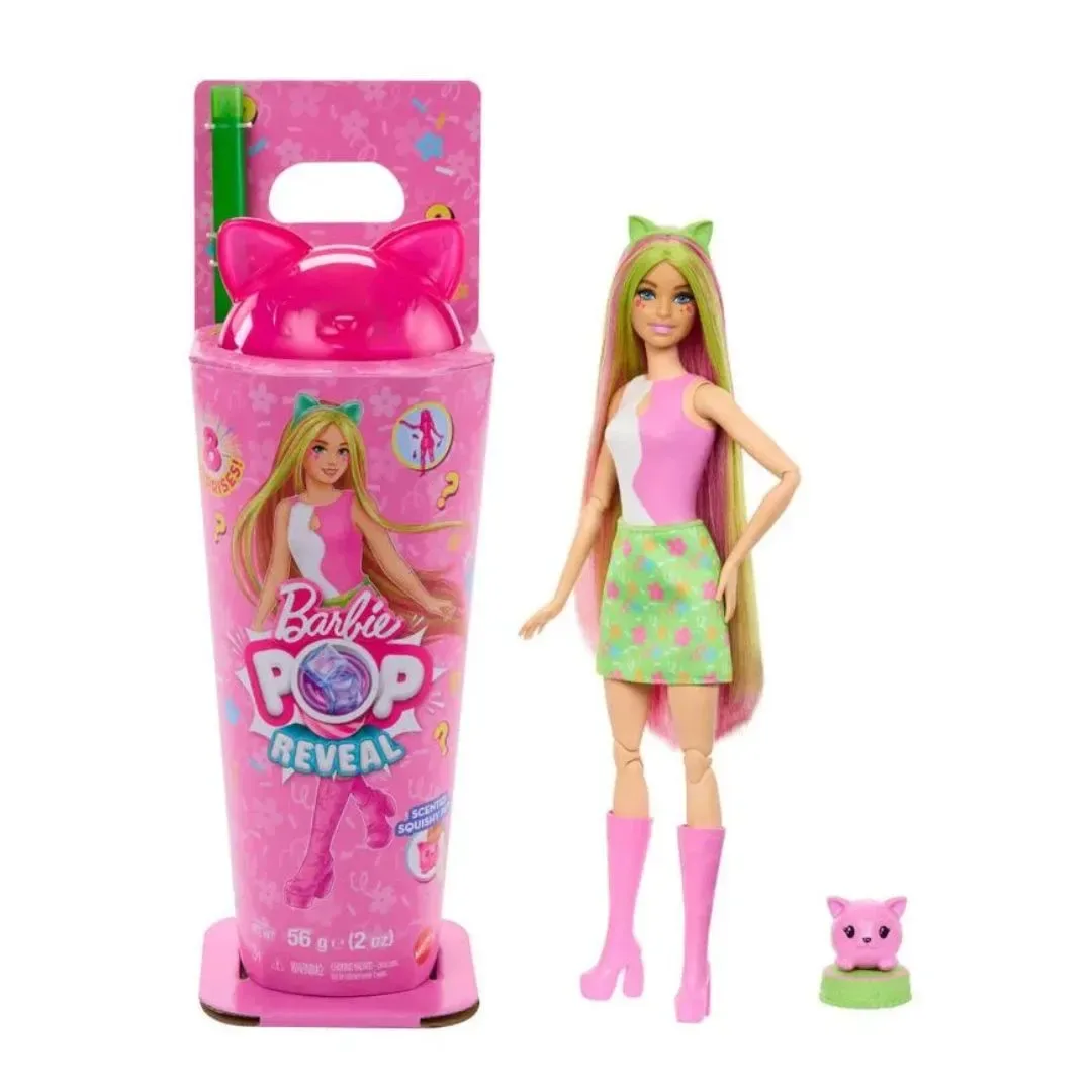 Barbie Pop Reveal Muñeca serie de animalitos Sorpresa Surtido2