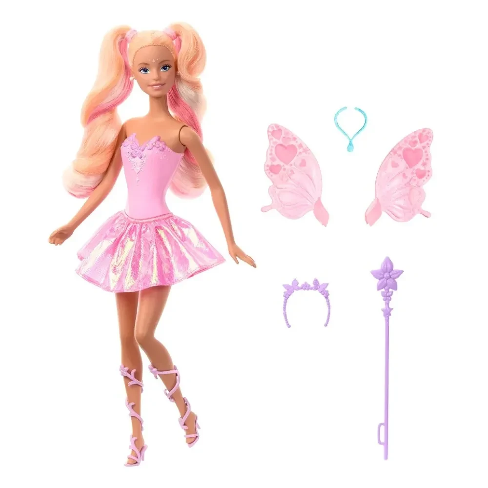 Muñeca Barbie Hada Colores Mágicos3