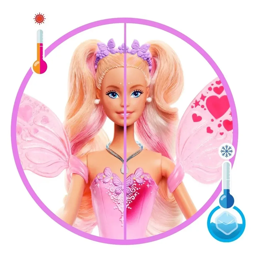 Muñeca Barbie Hada Colores Mágicos5