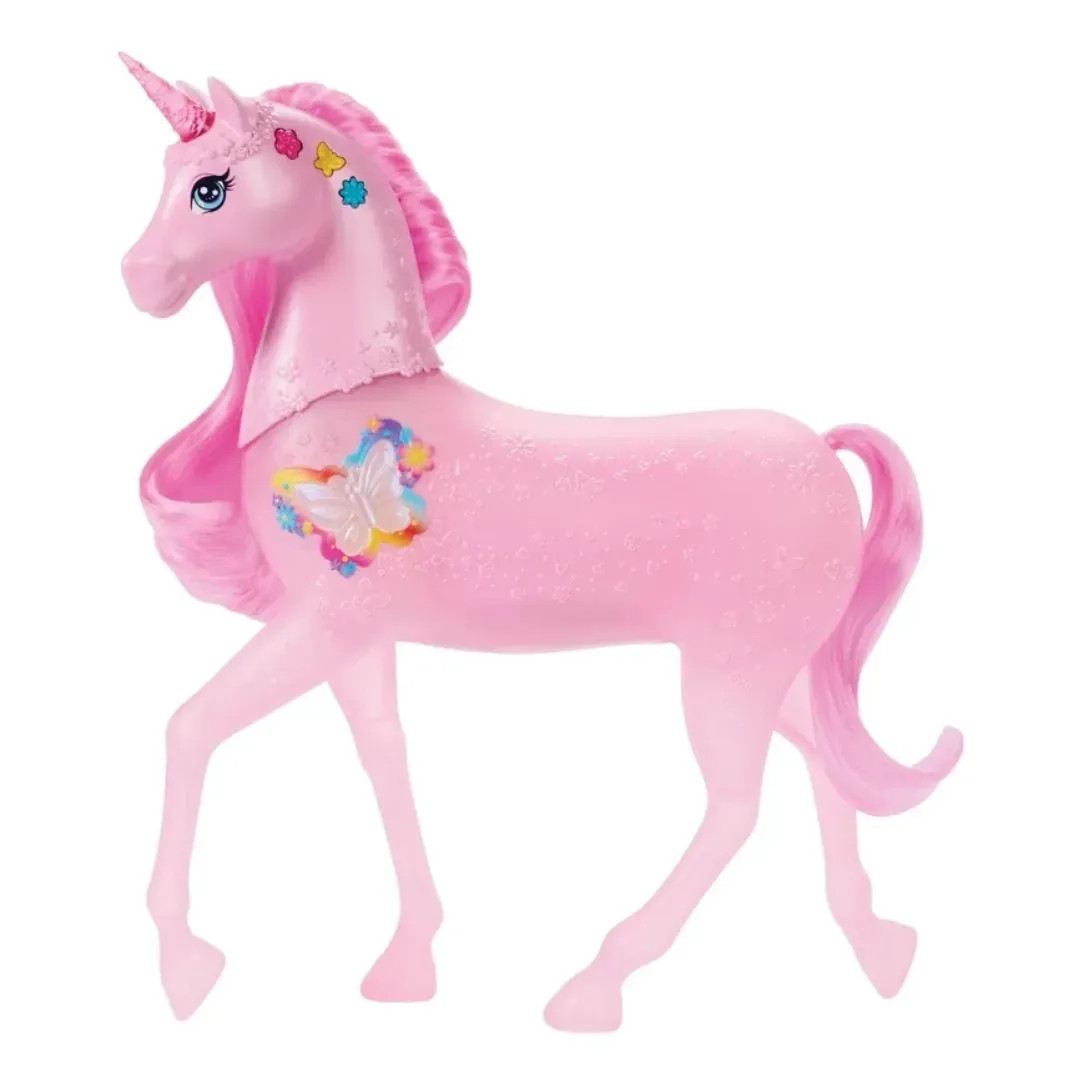 Barbie Fantasía Set de Juego Unicornio con Luz y Sonido2