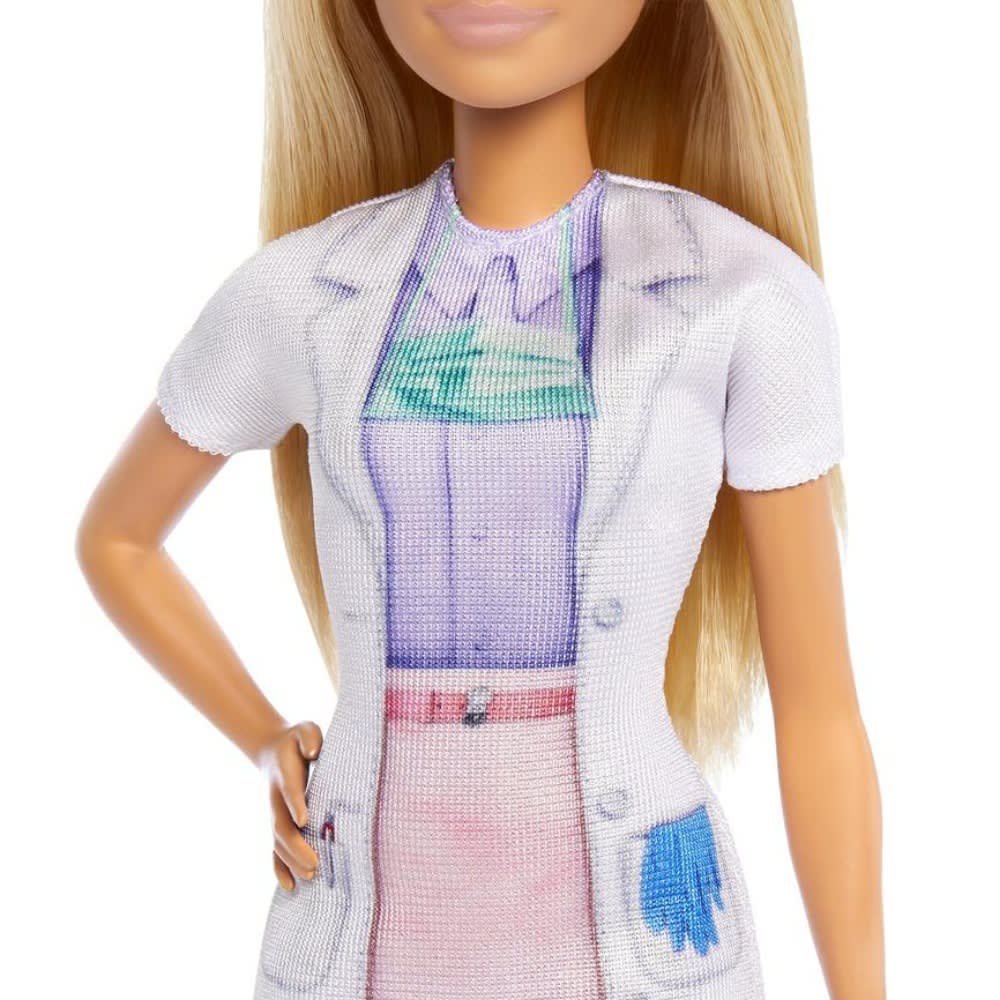 Set Muñeca Barbie Profesiones Dentista Cabello Rubio3