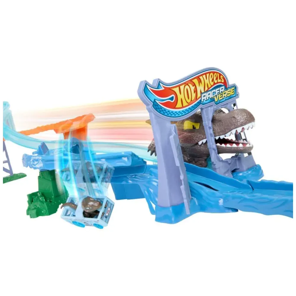 Hot Wheels RacerVerse Jurassic World Crash & Splash7
