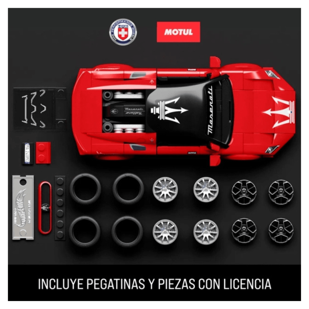 Hot Wheels Mega Construcción Speed Maserati MC204