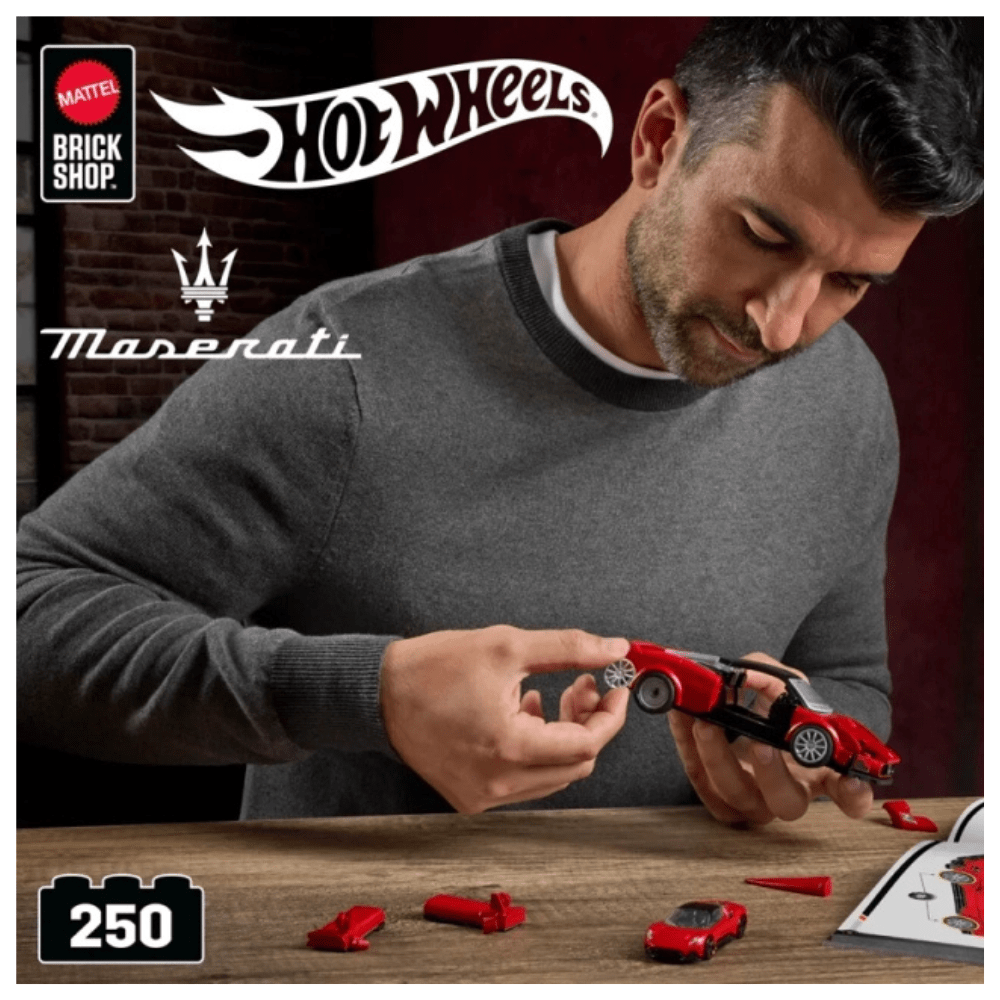 Hot Wheels Mega Construcción Speed Maserati MC205