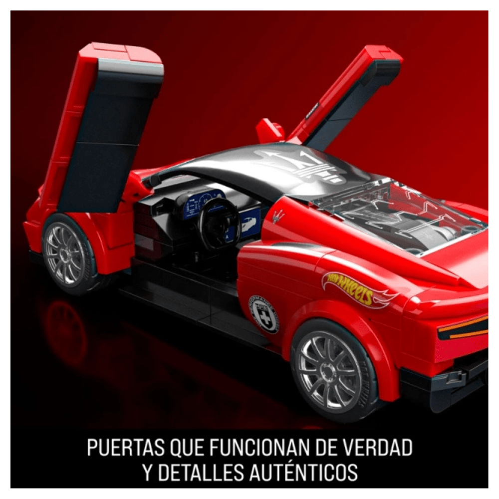 Hot Wheels Mega Construcción Speed Maserati MC206
