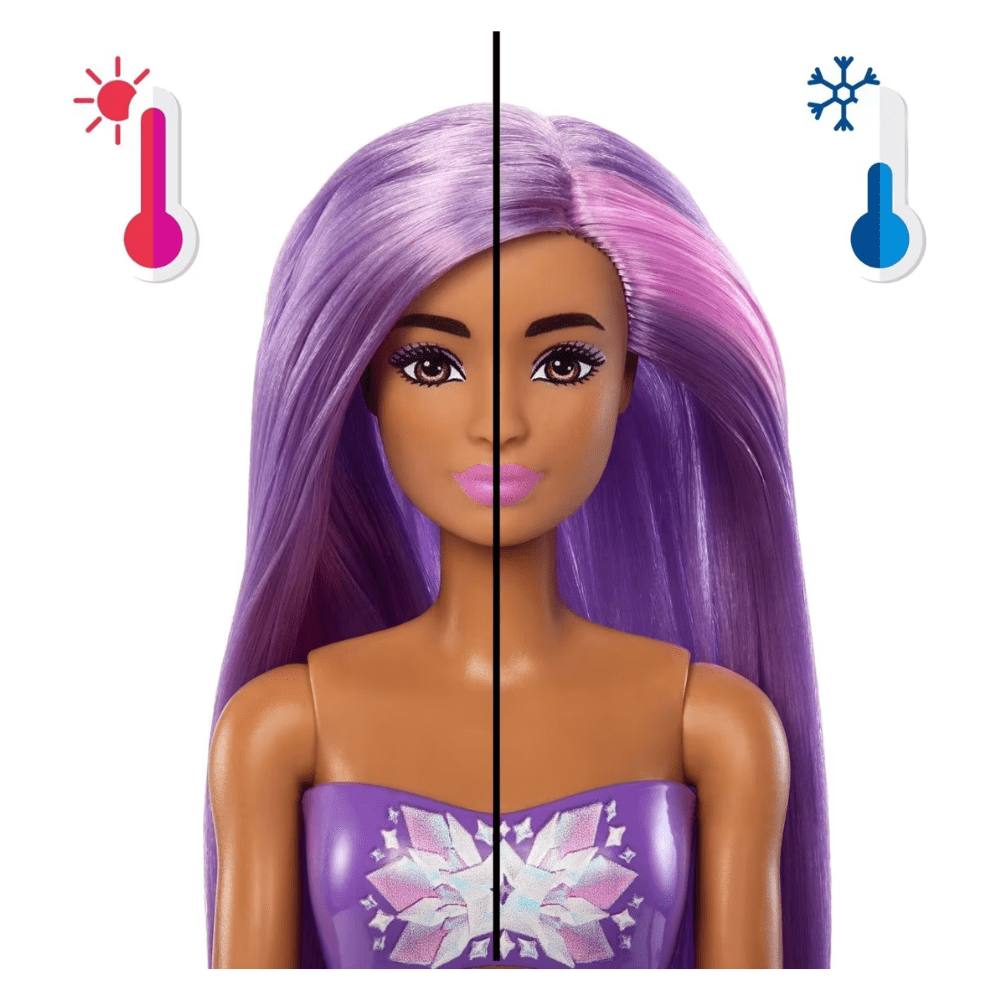 Muñeca Barbie Color Reveal Sirena Sorpresa Con 6 Accesorios3