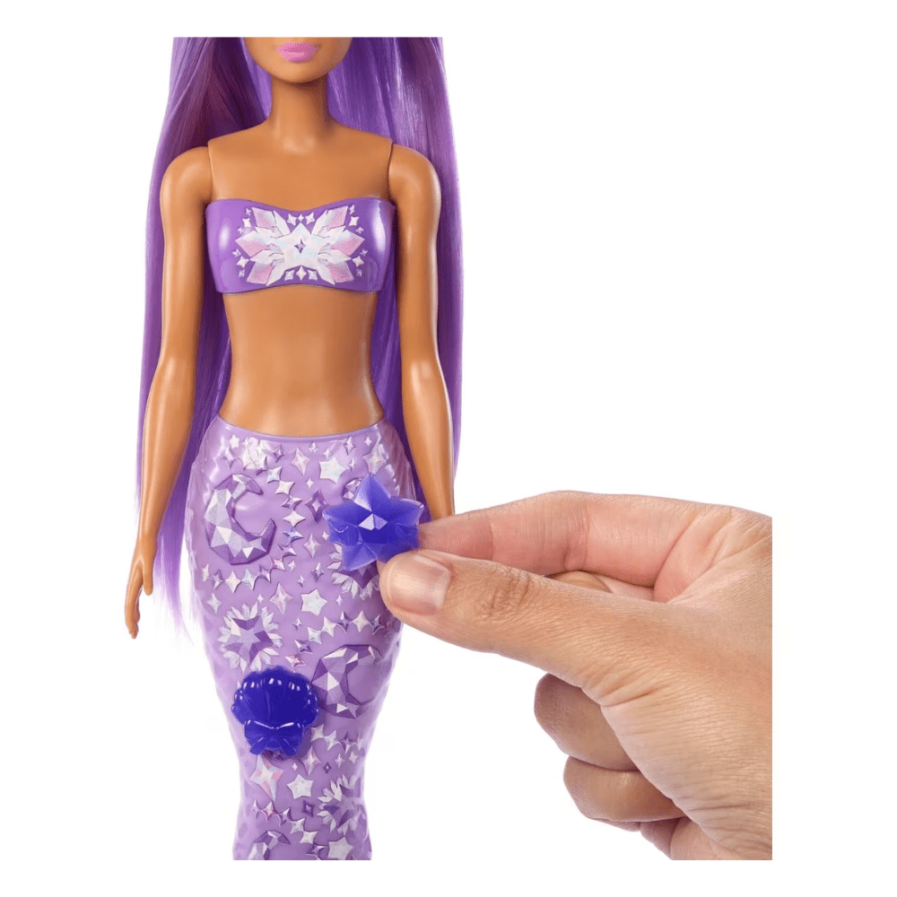 Muñeca Barbie Color Reveal Sirena Sorpresa Con 6 Accesorios4