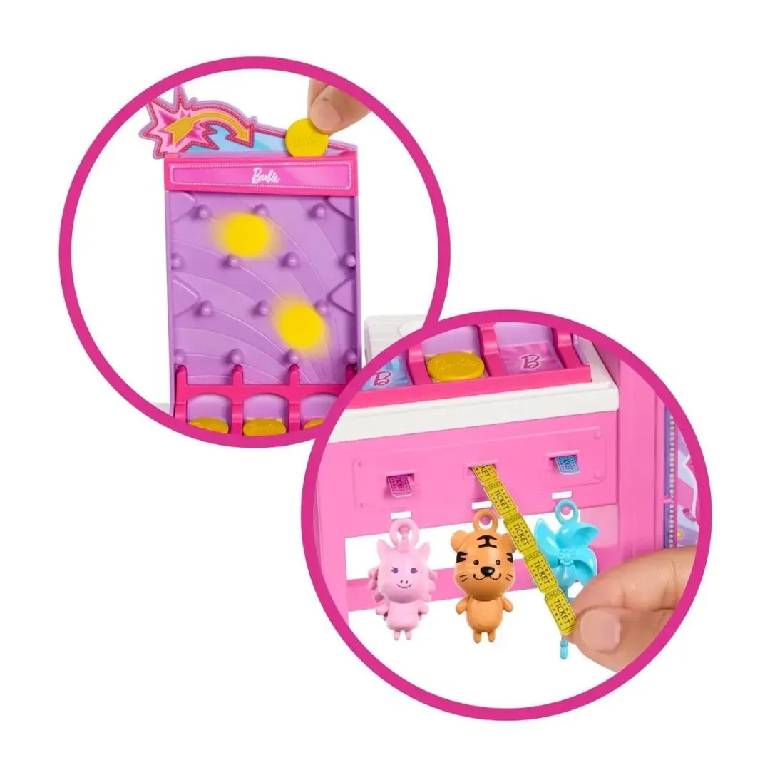 Barbie Stand de Estación Algodón de Azúcar Juegos y Premios3
