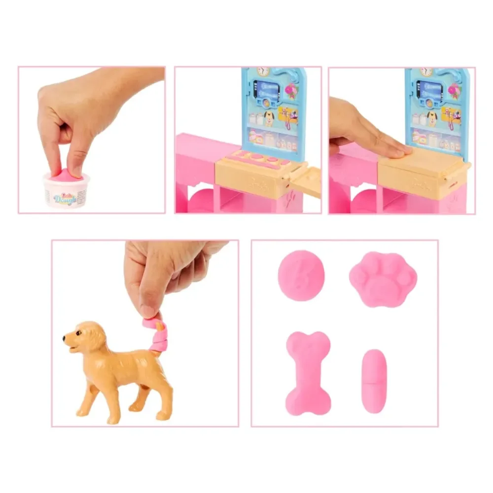 Barbie Profesiones Set Veterinaria Con Mascota y Accesorios4