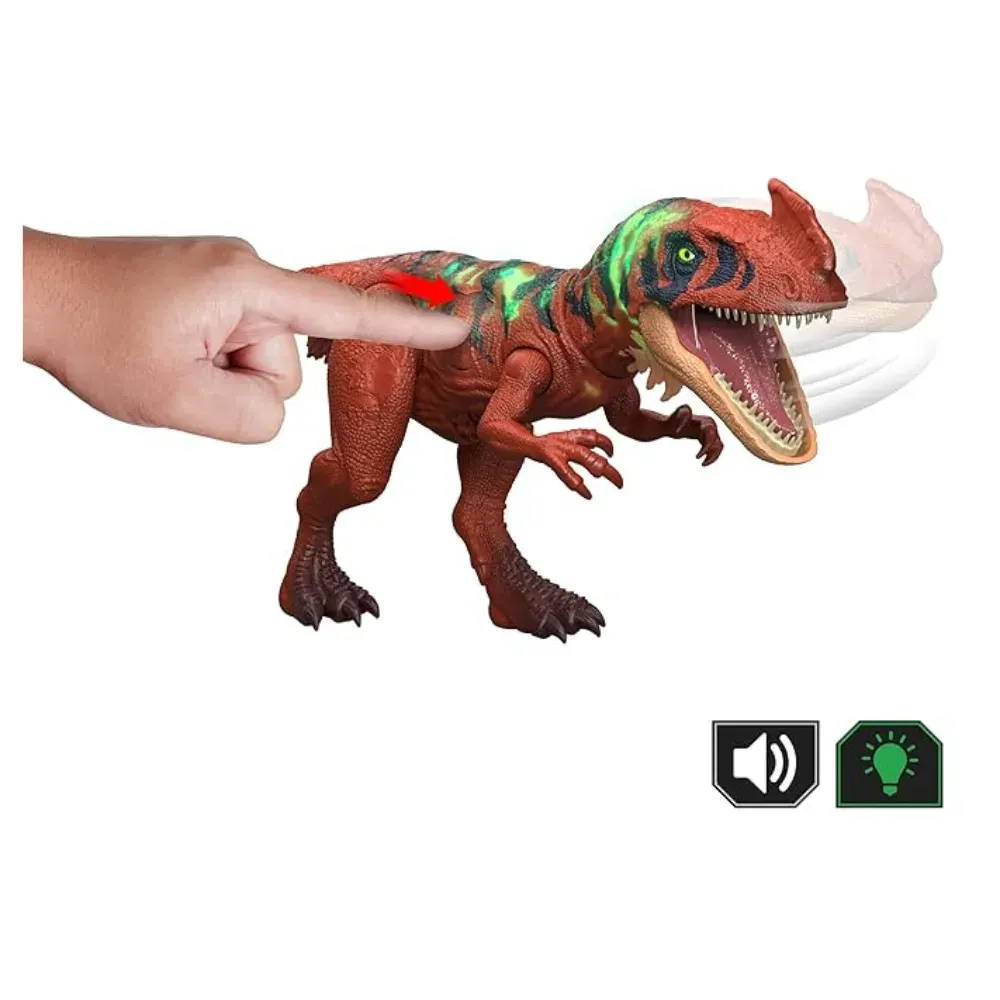 Jurassic World Figura de Acción Dinosaurio Afrovenator Wild Roar3