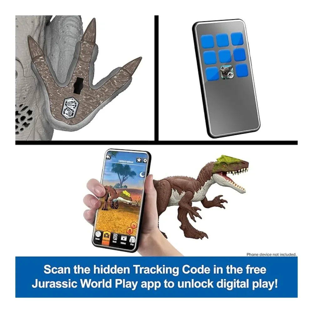 Jurassic World Figura de Acción Dinosaurio Afrovenator Wild Roar4