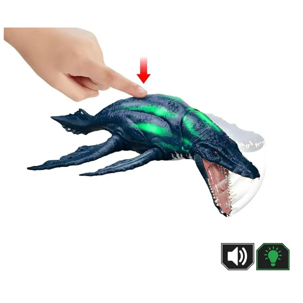 Jurassic World Figura de Acción Dinosaurio Brachauchenius Wild Roar3