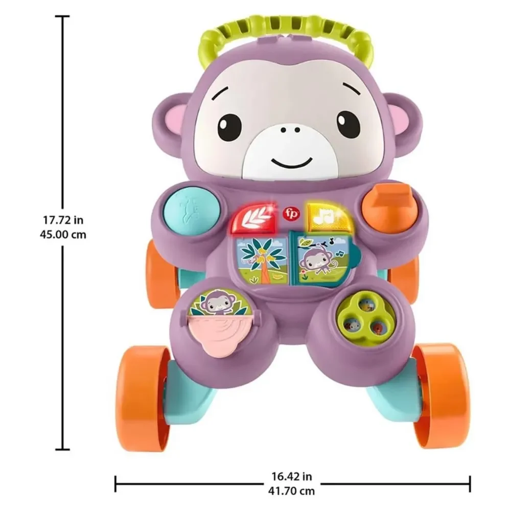 Fisher Price Andadera Aprende Conmigo Amigo Mono4
