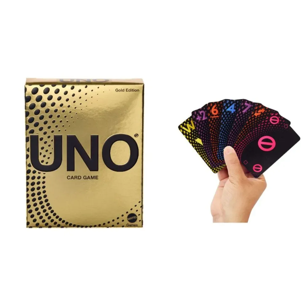 Juego de Cartas Uno Gold Edition de Mattel2