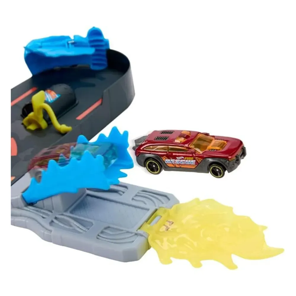 Hot Wheels Pista de estación de Bomberos6