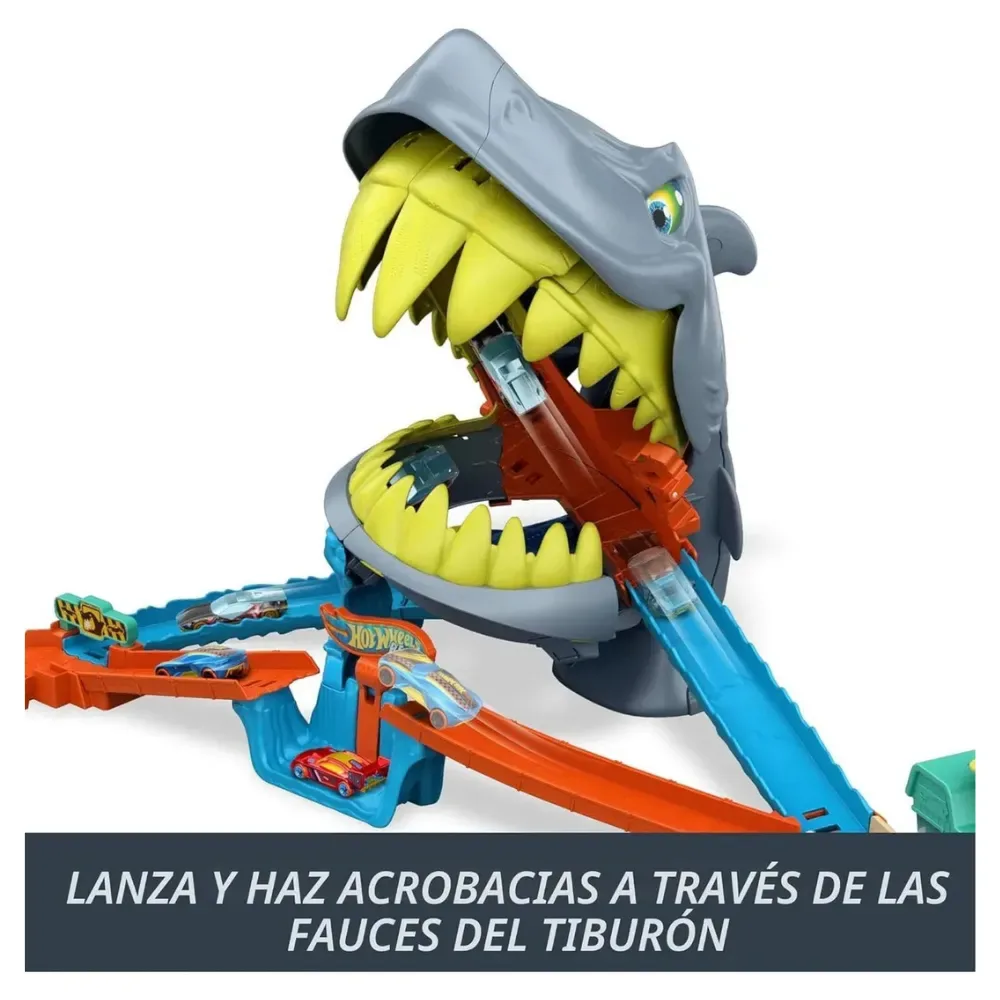 Hot Wheels City Pista Tiburón Chomp Beach2