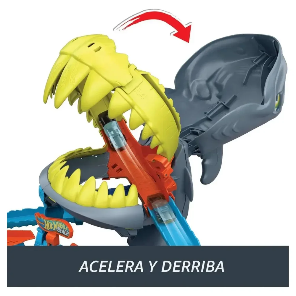 Hot Wheels City Pista Tiburón Chomp Beach4
