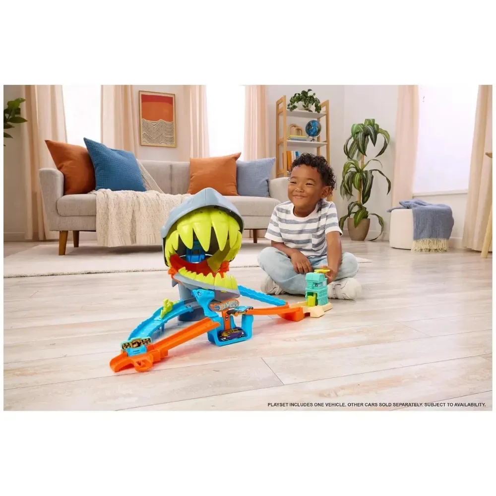 Hot Wheels City Pista Tiburón Chomp Beach5
